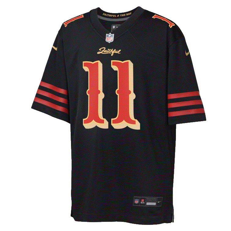 Nike Youth San Francisco 49ers Brandon AIYUK Rivalry Game Jersey-Black