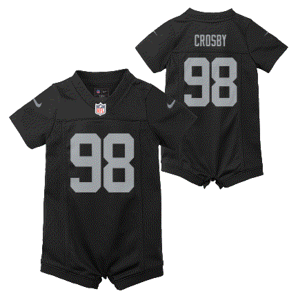 Maxx Crosby Las Vegas Raiders Nike Infant Romper Game Jersey
