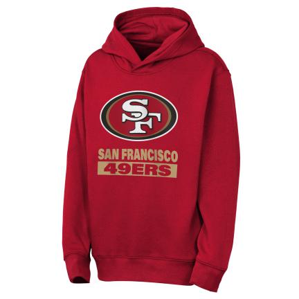 San Francisco 49ers Little Kid's Back To Basics Fleece Hoodie