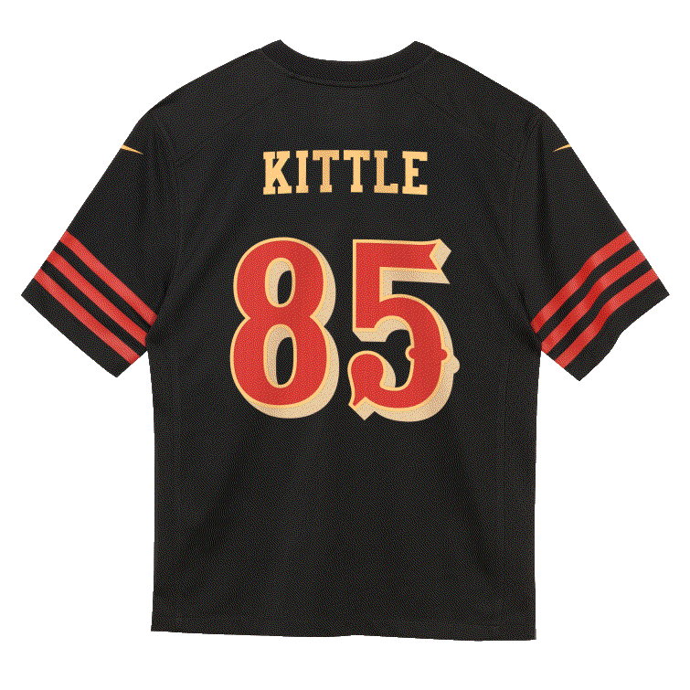 Nike Preschool San Francisco 49ers George Kittle Rivalry Game Jersey - Black