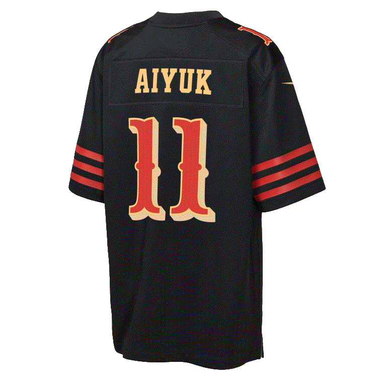 Nike Youth San Francisco 49ers Brandon AIYUK Rivalry Game Jersey-Black