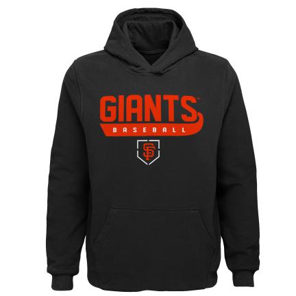 Outerstuff Youth San Francisco Giants Target Base Fleece Hoodie-Orange/Black