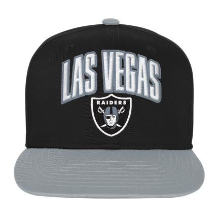 Youth Las Vegas Raiders Essential Flat Brim Snapback Hat