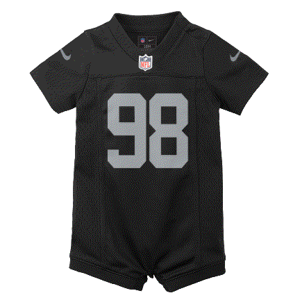 Maxx Crosby Las Vegas Raiders Nike Infant Romper Game Jersey