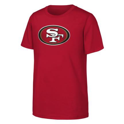 Youth San Francisco 49ers Primary Logo T-Shirt - Red