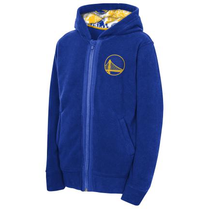 Golden State Warriors Youth Keyline FZ Sherpa Fleece Jacket