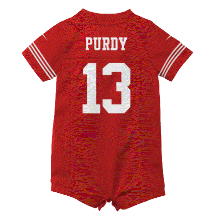 Brock Purdy San Francisco 49ers Nike Infant Romper Game Jersey