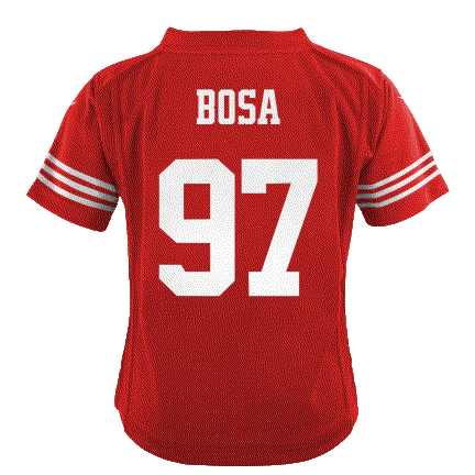 Nike Preschool San Francisco 49ers Nick Bosa Game Jersey - Scarlet