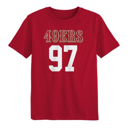 Nike San Francisco 49ers Toddler #97 Nick Bosa T-Shirt