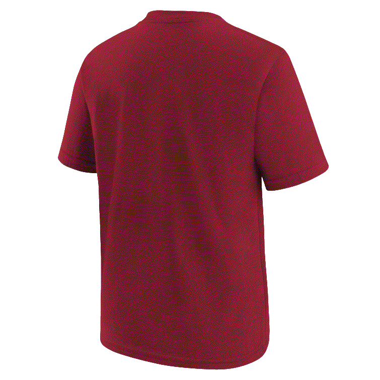 Nike San Francisco 4ers Helmet Cotton T-Shirt -Red