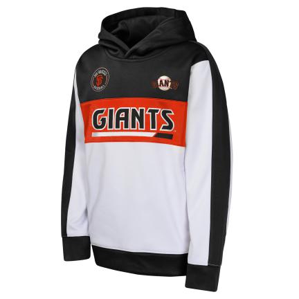 Youth San Francisco Giants  Fleece Hoodie-Orange/White/Black