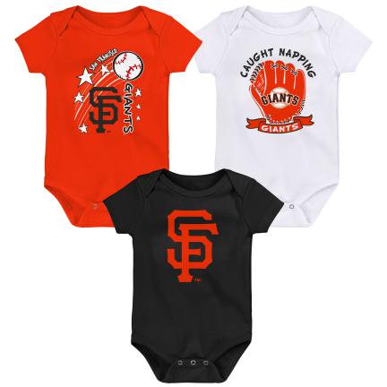 Newborn & Infant San Francisco Giants 3Pack Bodysuit