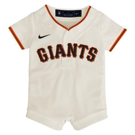 Nike Infants San Francisco Giants Home Romper Cream