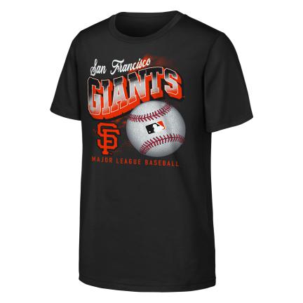 Youth San Francisco Giants Outta Here Logo T-Shirt-Black