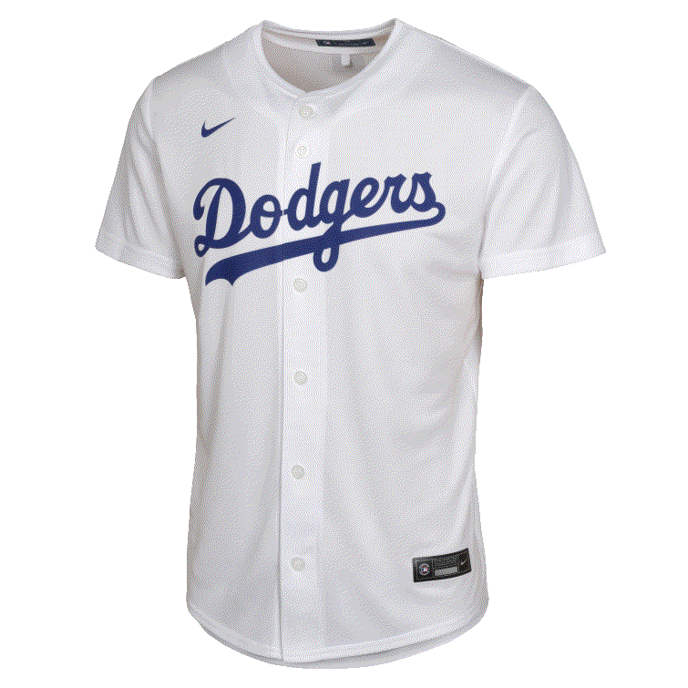 Nike Youth Los Angeles Dodgers Home Jersey-White