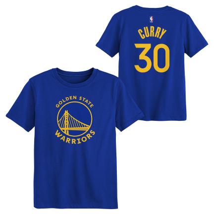 NBA Preschool Golden State Warriors "Stephen Curry" Primary Logo Short Sleeve T-Shirt