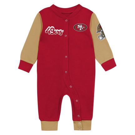 Infants San Francisco 49ers ENDZONE SNUGGLER LS COVERALL