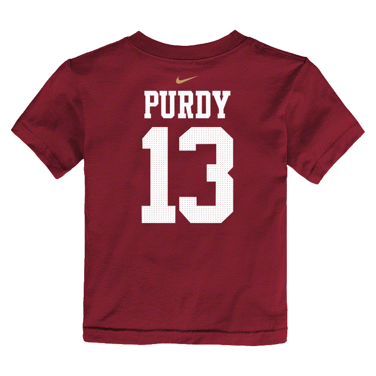 Nike San Francisco 49ers Toddler #13 Brock Purdy T-Shirt