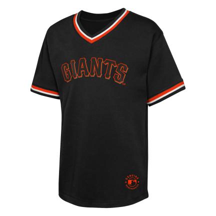 Youth San Francisco Giants Relief Pitcher V-Neck T-Shirt-Black