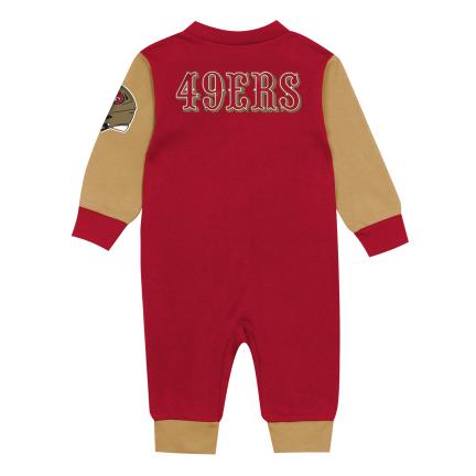 Infants San Francisco 49ers ENDZONE SNUGGLER LS COVERALL