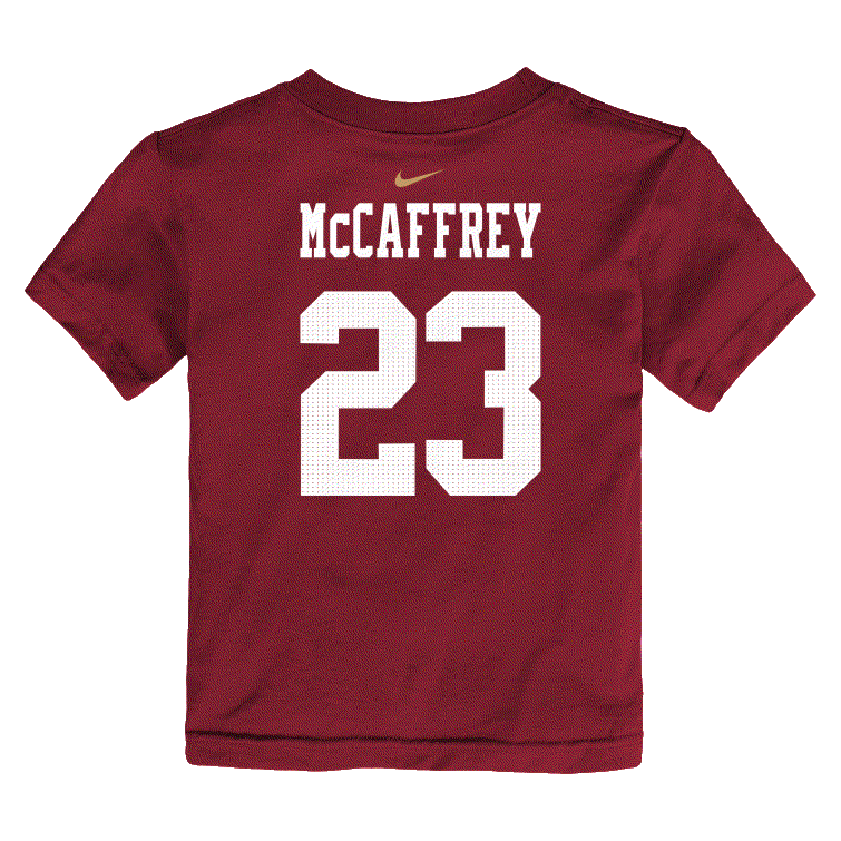 Nike San Francisco 49ers Toddler #23 Christian Mccaffrey T-Shirt