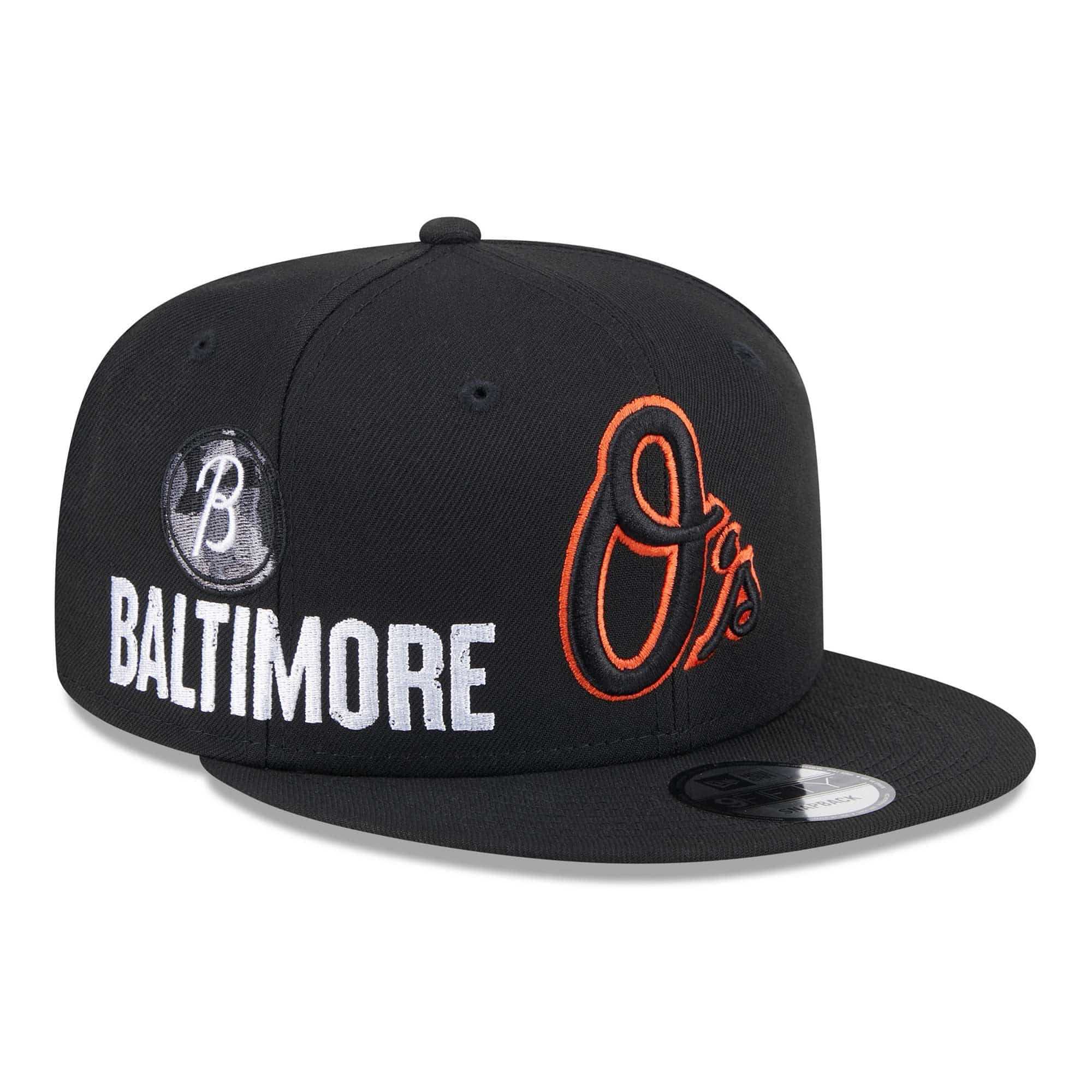New Era Baltimore Orioles City Connect Icon  9FIFTY Snapback Hat-Black