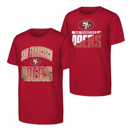San Francisco 49ers Youth  Never Quit 2PK Short Sleeve Crew T-Shirt