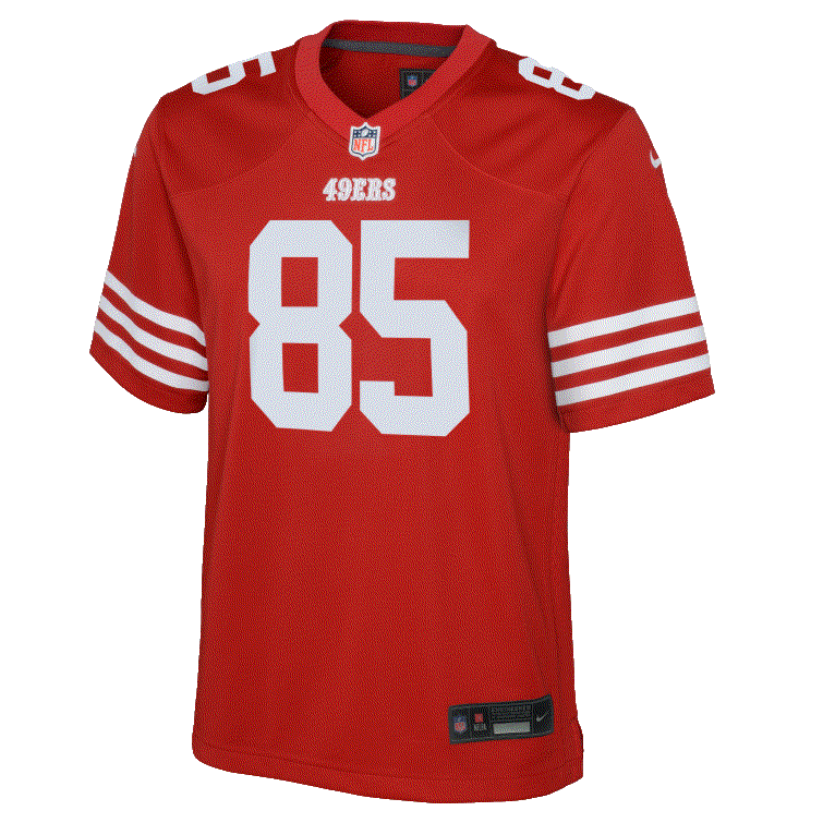 Nike Youth San Francisco 49ers George Kittle Game Jersey - RED