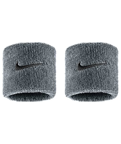 Nike Swoosh Wrist Bands-Gray
