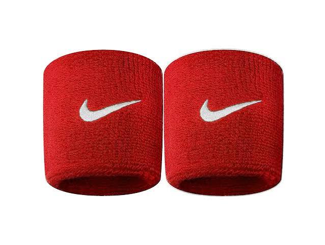 Nike Swoosh Wrist Bands-Red