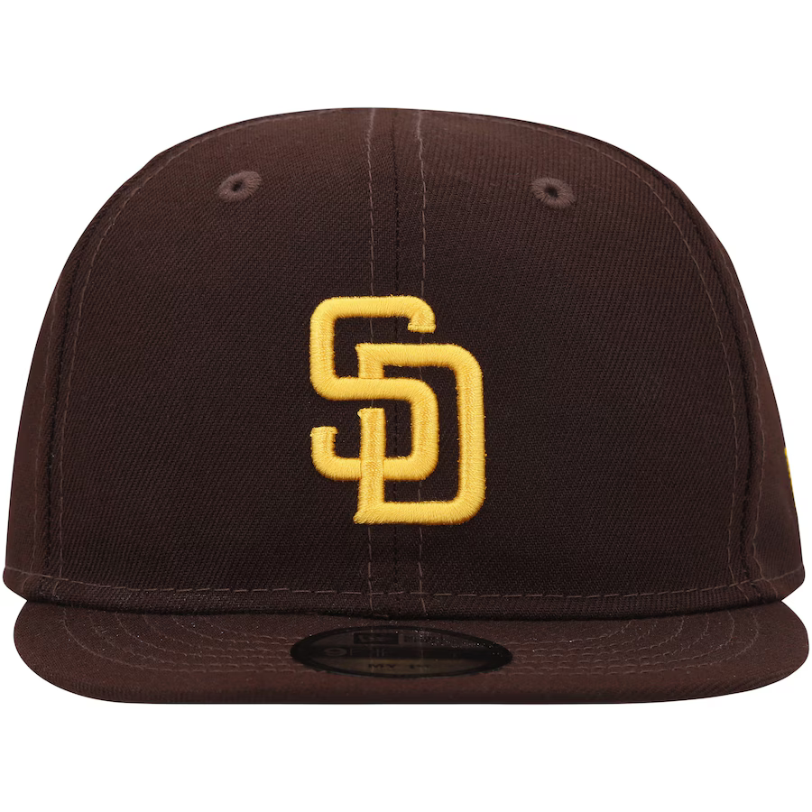 New Era San Diego Padres Infant My First 9FIFTY Adjustable Hat -Brown