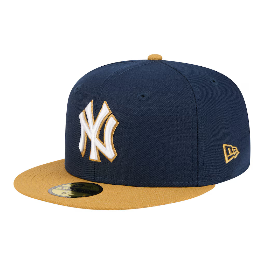 New Era New York Yankees 2-Tone Color Pack 59FIFTY Fitted Hat-Navy/Khaki