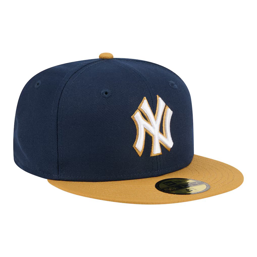 New Era New York Yankees 2-Tone Color Pack 59FIFTY Fitted Hat-Navy/Khaki