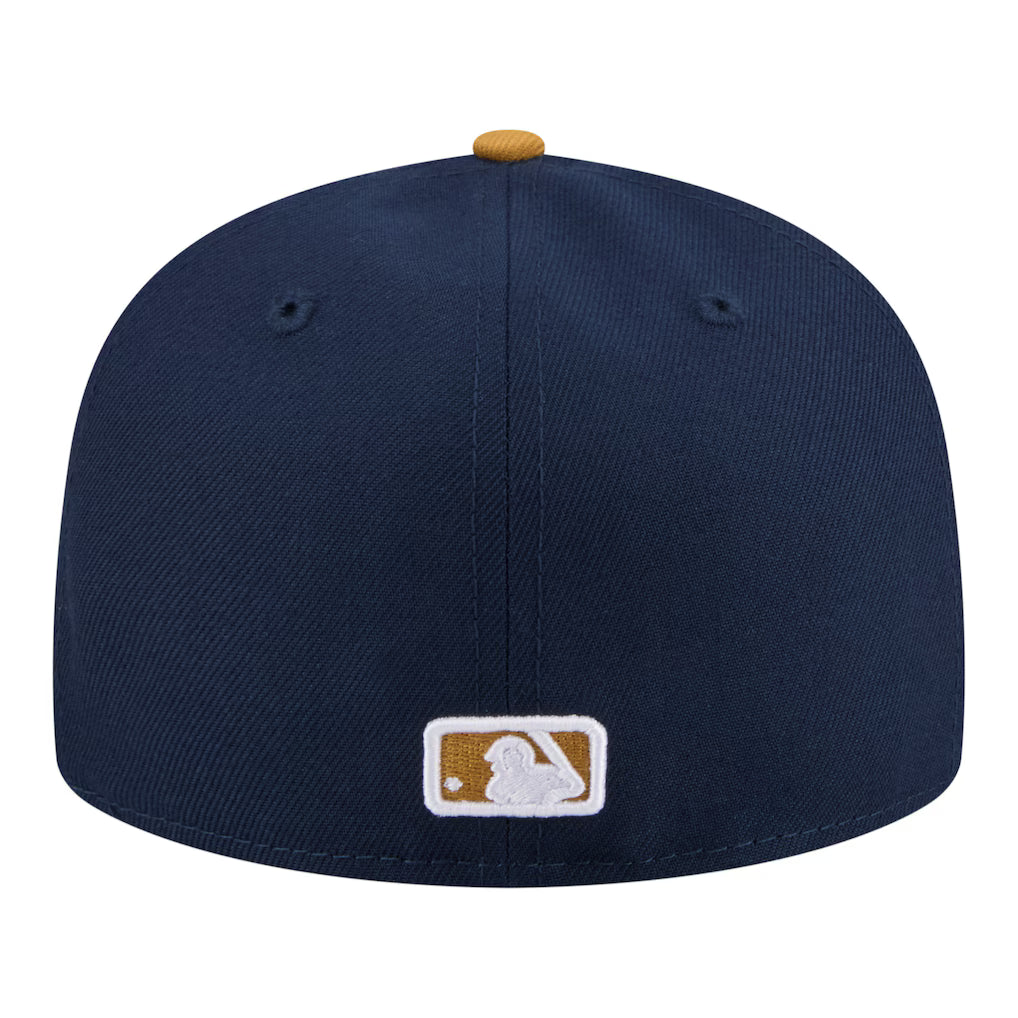 New Era San Diego Padres 2-Tone Color Pack 59FIFTY Fitted Hat-Navy/Khaki
