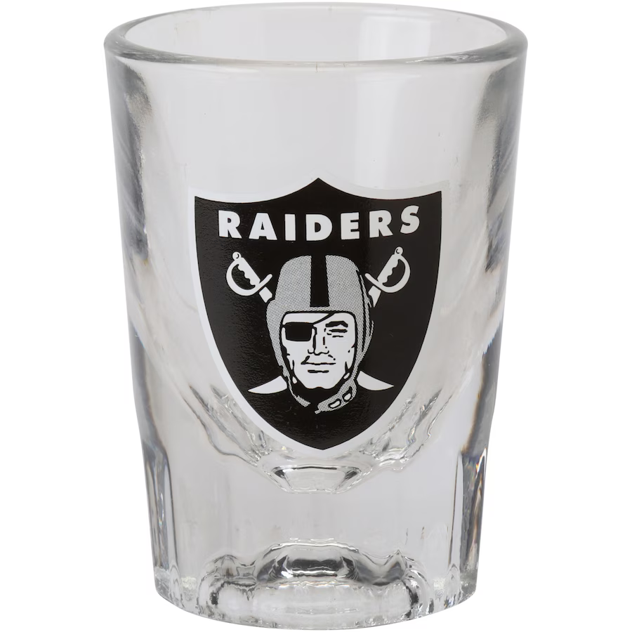 The Memory Company Las Vegas Raiders 2oz Fluted Collect Shot Glass