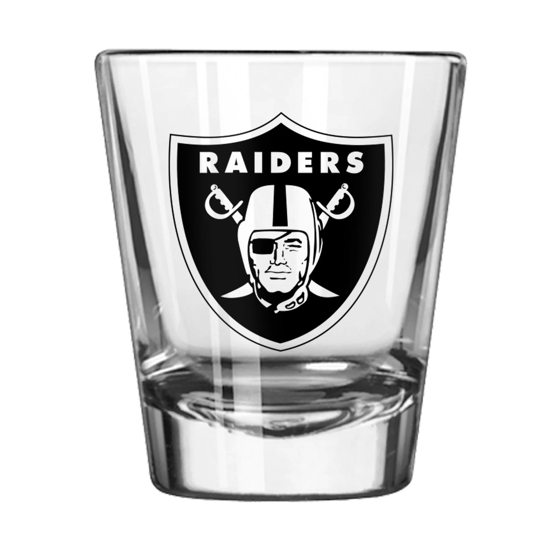 Logo Brands Las Vegas Raiders 2oz Gameday Shot Glass