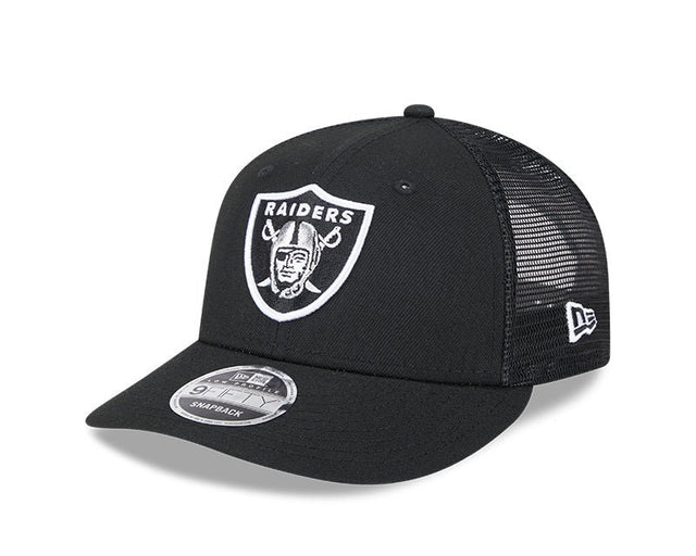 New Era Las Vegas Raiders Low Profile 9FIFTY Snapback Trucker Hat