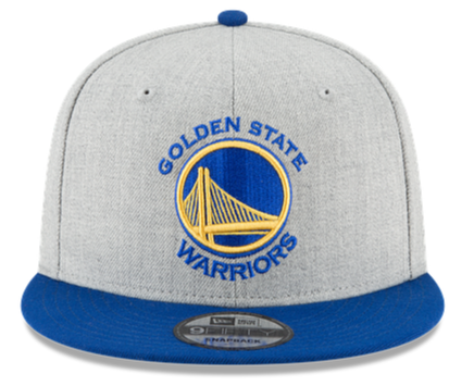 New Era Golden State Warriors 2-Tone 9FIFTY Snapback-Gray