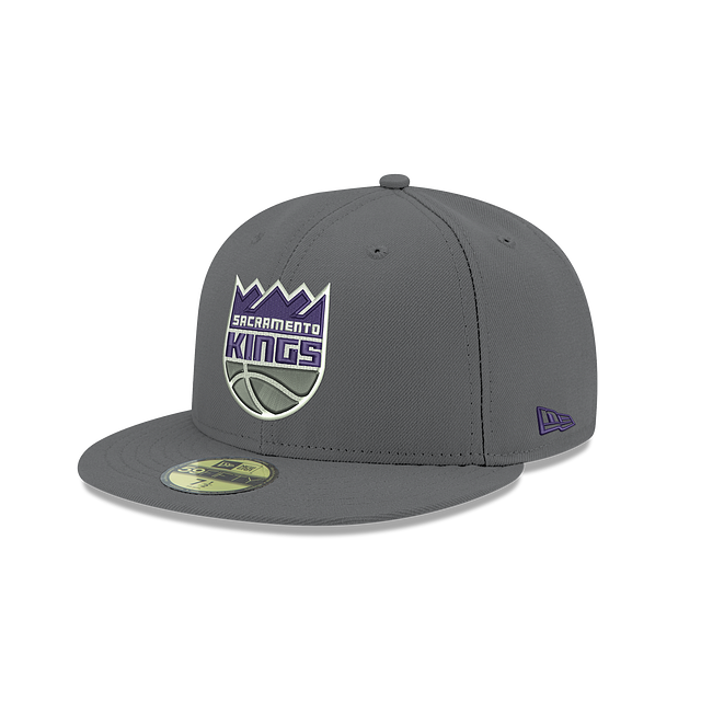 New Era Sacramento Kings 59FIFTY Fitted Hat-Grey