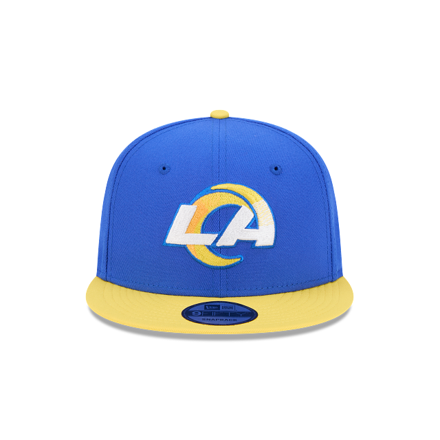 New Era Men's Los Angeles Rams 9FIFTY Snapback Hat-Blue/Yellow