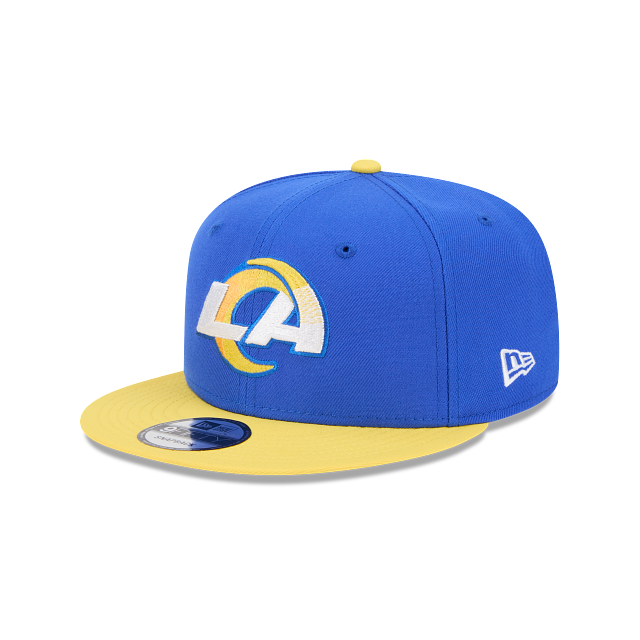 New Era Men's Los Angeles Rams 9FIFTY Snapback Hat-Blue/Yellow