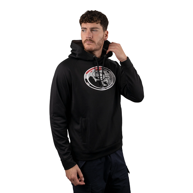 New Era San Francisco 49ers Hoodie- Black