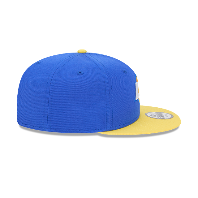 New Era Men's Los Angeles Rams 9FIFTY Snapback Hat-Blue/Yellow