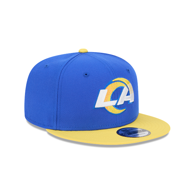 New Era Men's Los Angeles Rams 9FIFTY Snapback Hat-Blue/Yellow