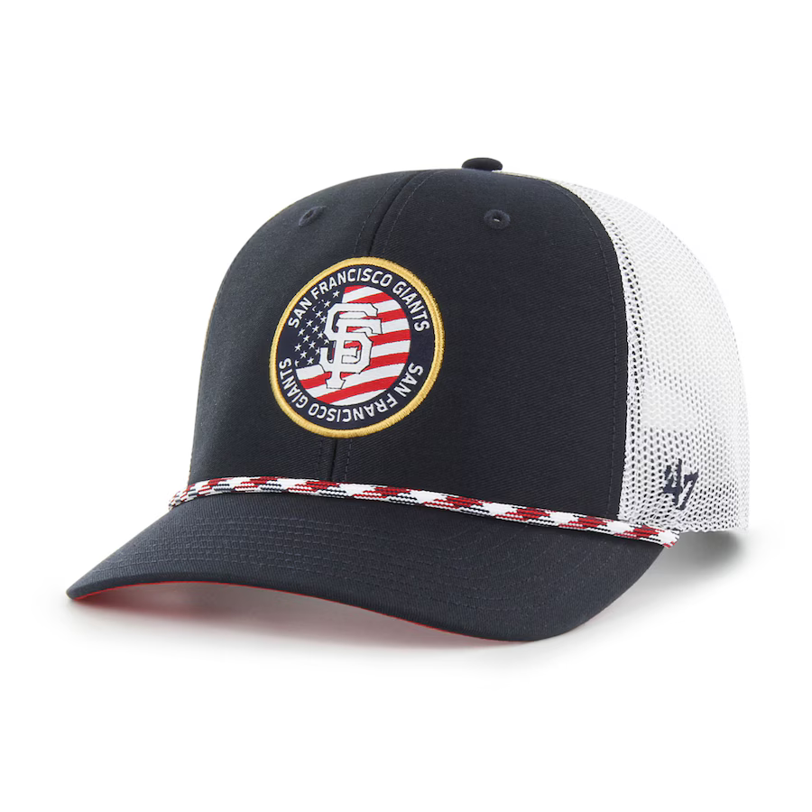 ' 47 Brand San Francisco Giants Navy Union Patch Trucker Hat
