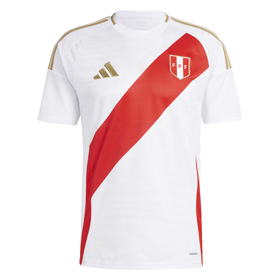 Adidas Peru Home Stadium Jersey 2024