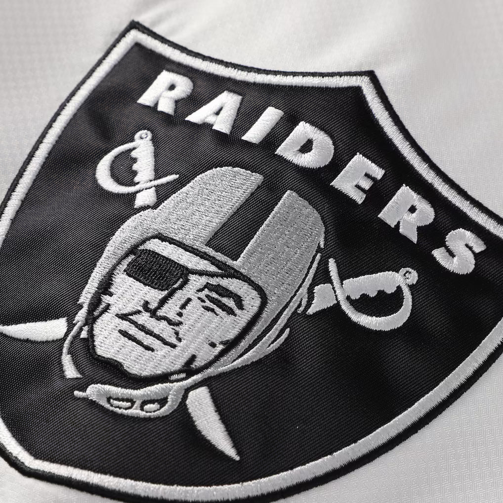 Mitchell & Ness Las Vegas Raiders Head Coach Lightweight Anorak Quarter-Zip Windbreaker