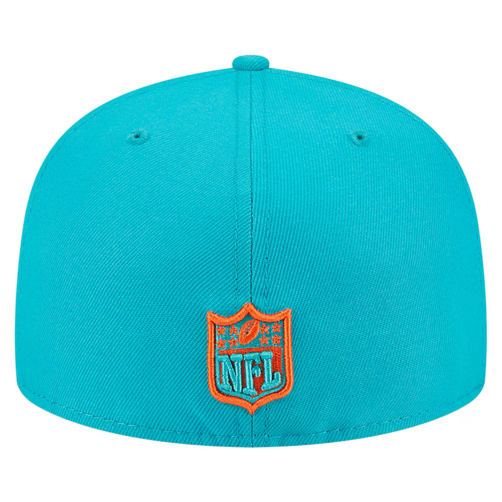 New Era Miami Dolphins Basic 59FIFTY Fitted Hat- Aqua
