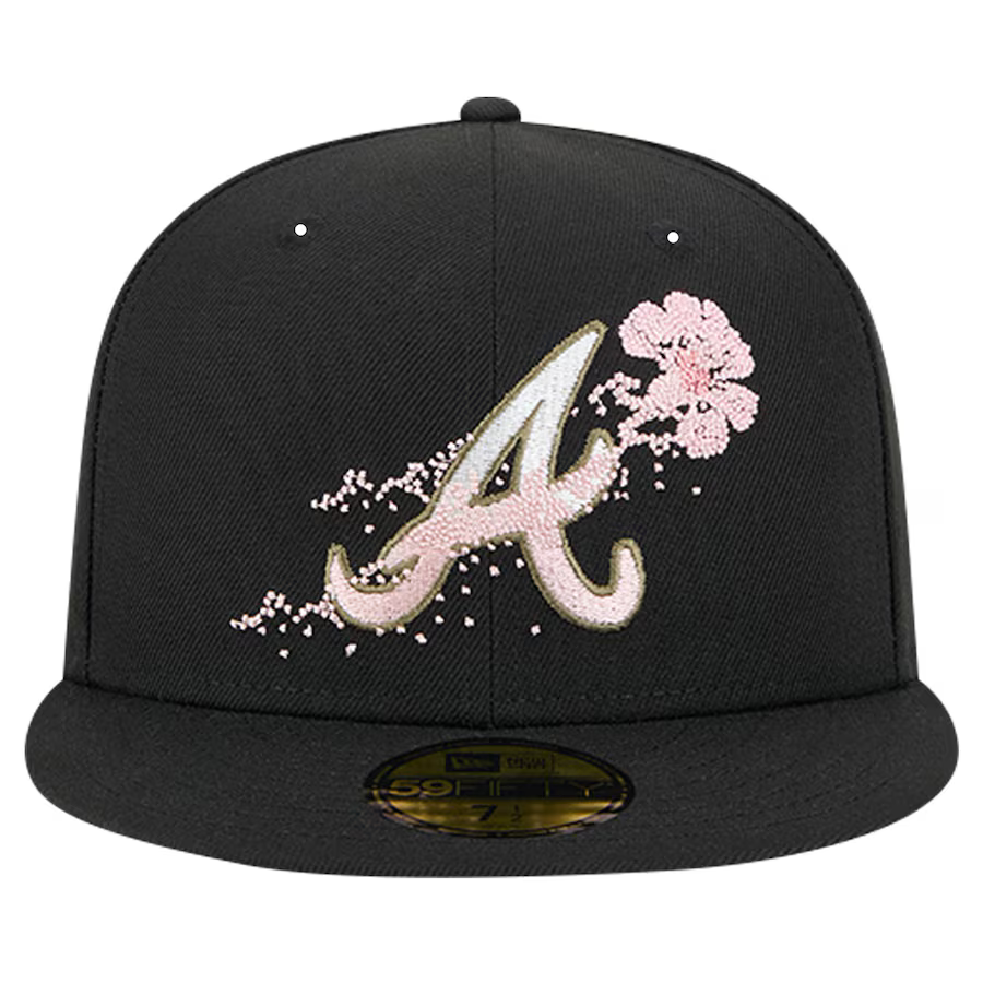 New Era Atlanta Braves Dotted Floral 59FIFTY Fitted Hat