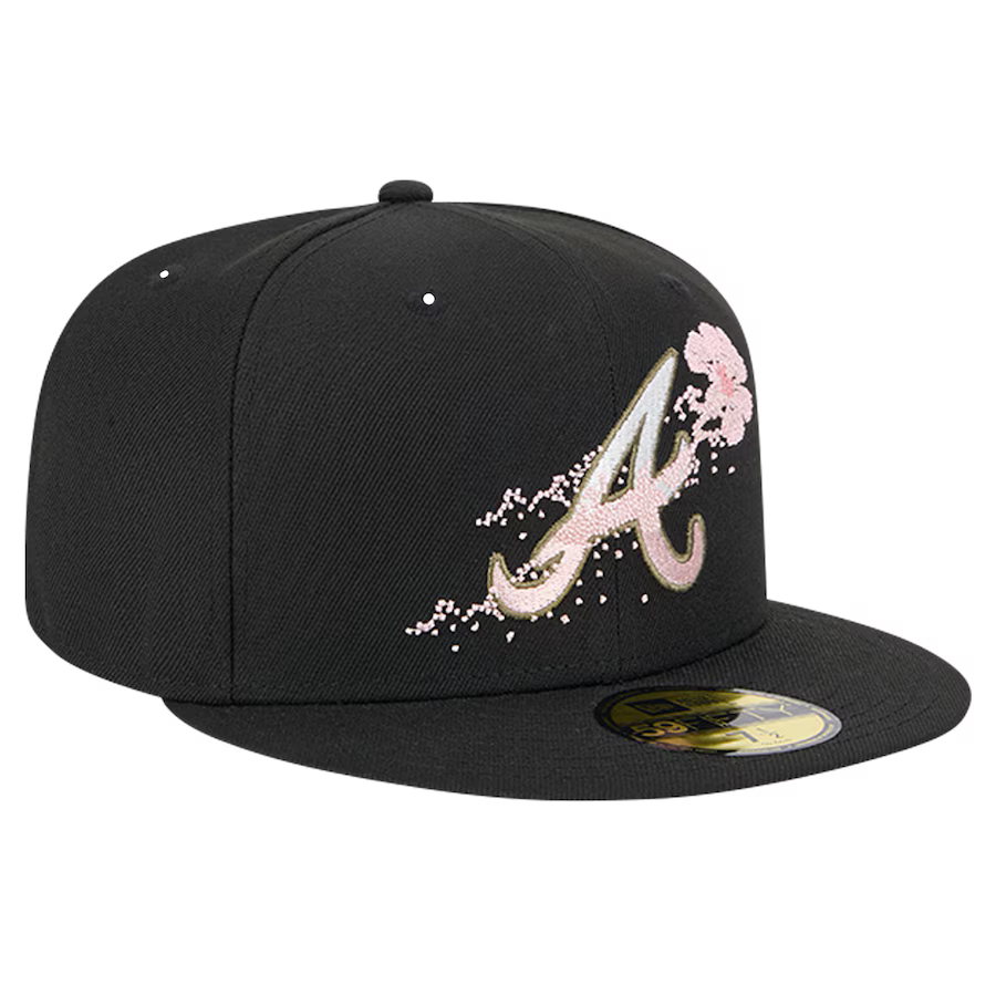 New Era Atlanta Braves Dotted Floral 59FIFTY Fitted Hat